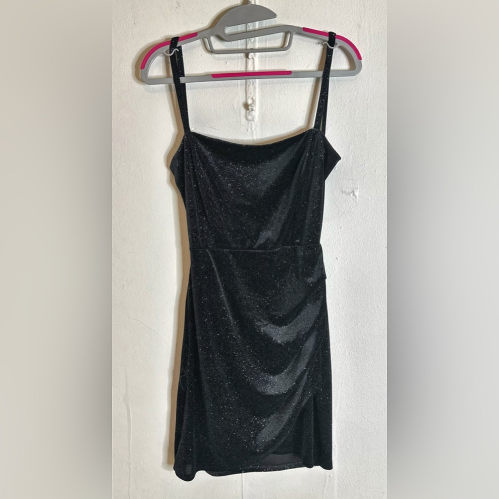 Windsor Stretch Bodycon Velvet Mini Dress Size Large